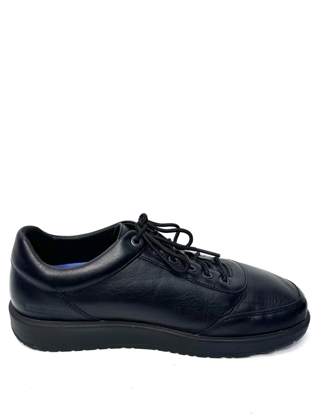 Birkenstock Highwood Lace Low Mens US 7 EU 40 Black Leather Comfort Shoes